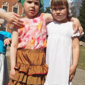 Детский праздник на Пасху в Свято-Никольском храме села Макарово.