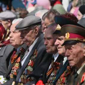 Празднование Дня Победы 9 мая 2014 года в селе Макарово.