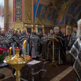 Литургия Преждеосвященных Даров в Богоявленском соборе Ногинска