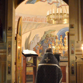 Литургия Преждеосвященных Даров 3 марта 2017 года в Храме Святителя Николая (c.Макарово)