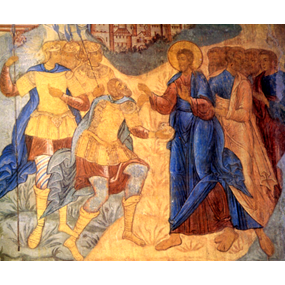 Когда же вошел Иисус в Капернаум, к Нему подошел сотник...