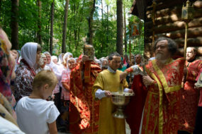 9 августа 2017 года. Престольный праздник в больничном храме в городе Черноголовка.
