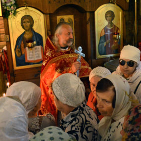 9 августа 2017 года. Престольный праздник в больничном храме в городе Черноголовка.