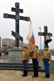 Поклонный крест в городе Черноголовка