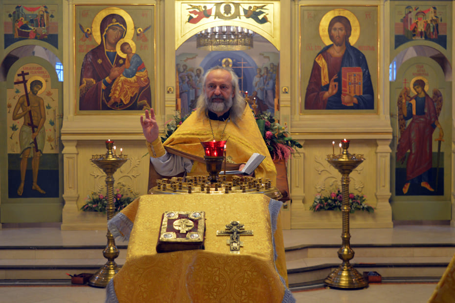 Новогодний молебен в Свято-Никольском храме с.Макарово
