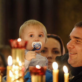 Святейший Патриарх Кирилл совершил в Храме Христа Спасителя молебное пение на новолетие