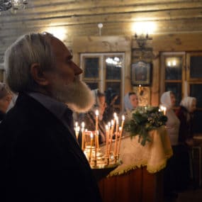 31 декабря 2018 года в Новогодний молебен в храме вмч. Пантелеимона г.Черноголовка, после завершения которого протоиерей Андрей Федоров сказал проповедь.