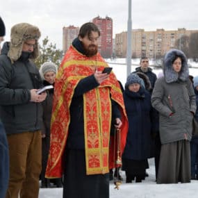 Священник Иоанн Анисимов совершил молебен