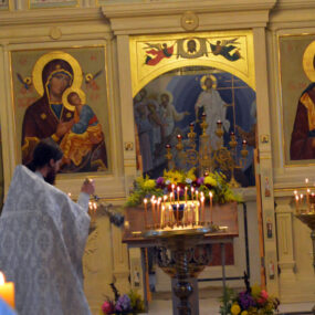 Преображение Господне в Свято-Никольском храме села Макарово 18 - 19 августа 2020 года.