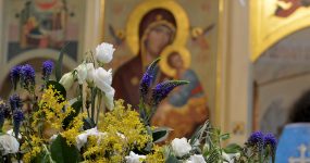 5 сентября 2021 года. В Свято-Никольском храме в селе Макарово после литургии совершался молебен о сохранении творения Божия.