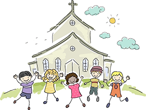 занятие для детей в воскресной школе (в приходском доме Свято-Никольского храма в селе Макарово).