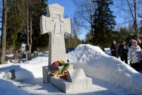 17 марта 2023 года. Лития на могиле протоиерея Вячеслава Перевезенцева.